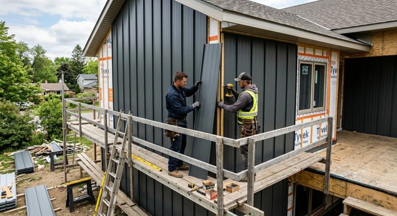 Aluminium Siding Installation in Harper Woods, MI