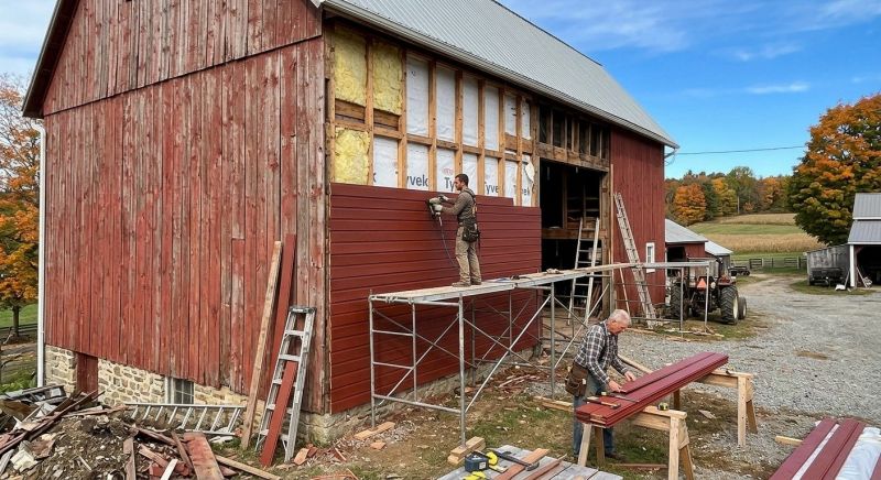 Barn Siding Replacement in Washington, MI
