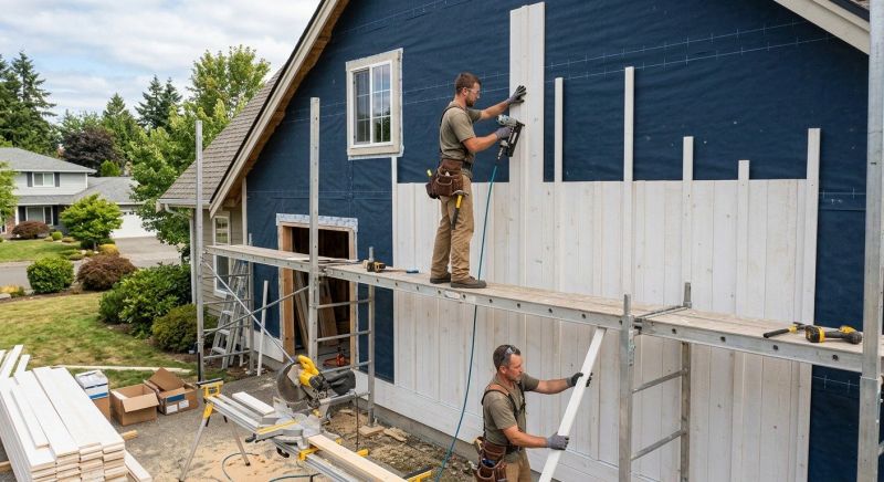 Batten Siding Installation in Birmingham, MI