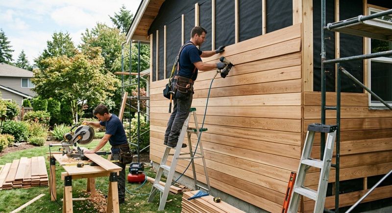 Hardwood Siding Installation in Rochester, MI