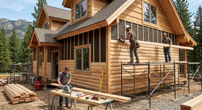 Log Siding Installation in Eastpointe, MI