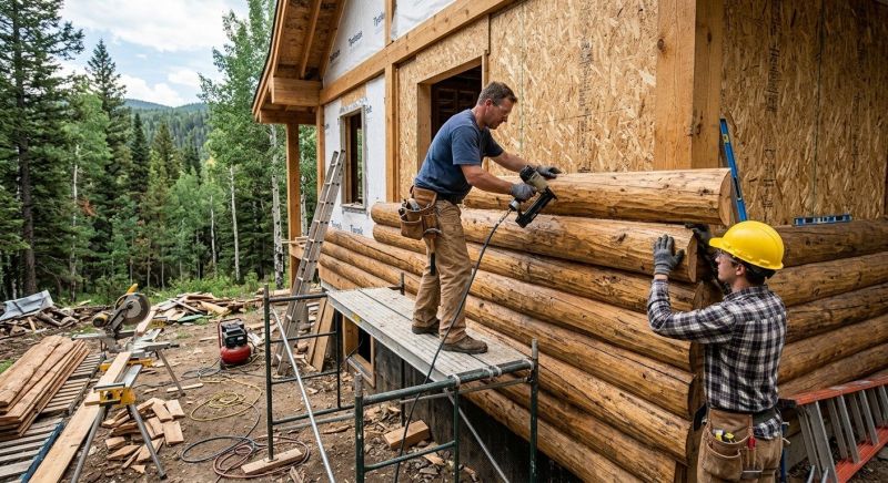 Log Siding Installation in Lake Orion, MI