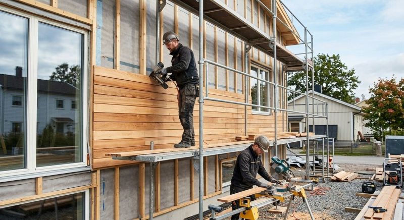 Wood Cladding Installation in New Baltimore, MI