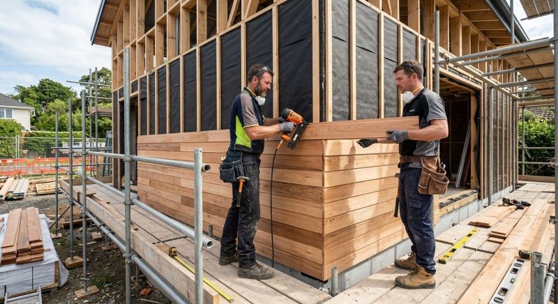 Wood Cladding Installation in Pontiac, MI