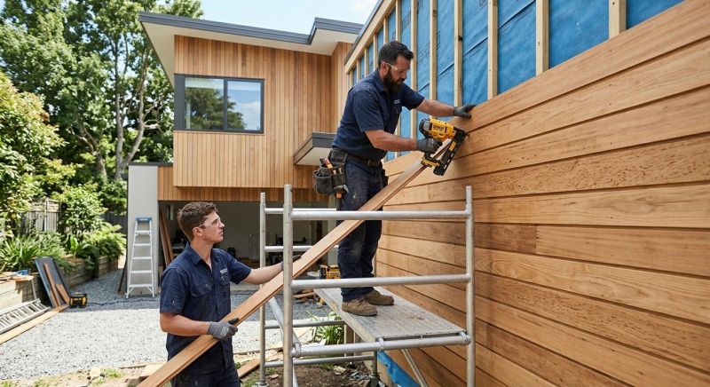 Wood Cladding Installation in Richmond, MI