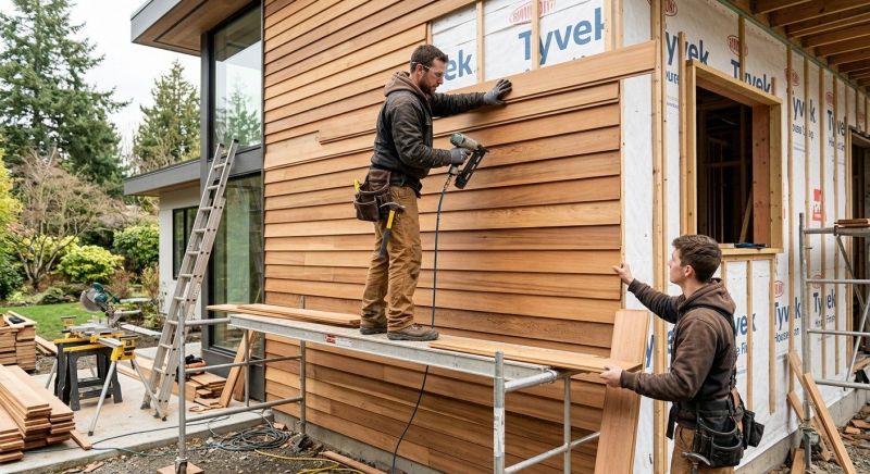 Wood Cladding Installation in Utica, MI