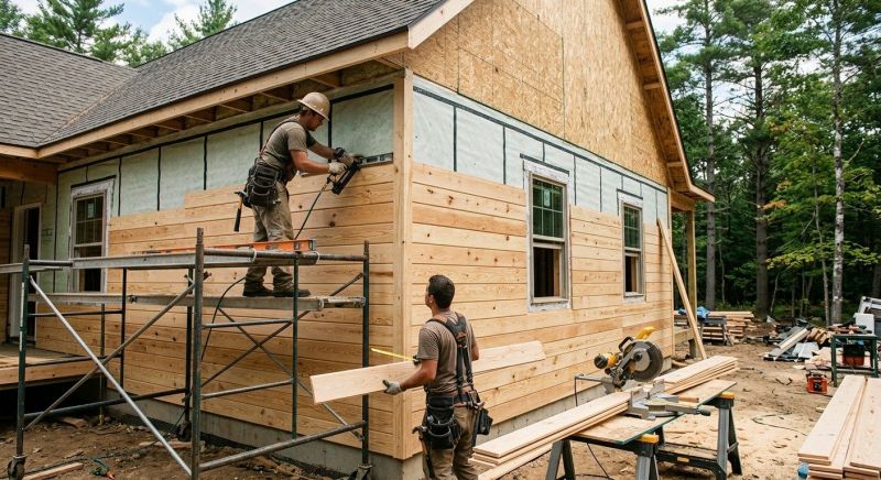 Wood Plank Siding Installation in Mount Clemens, MI