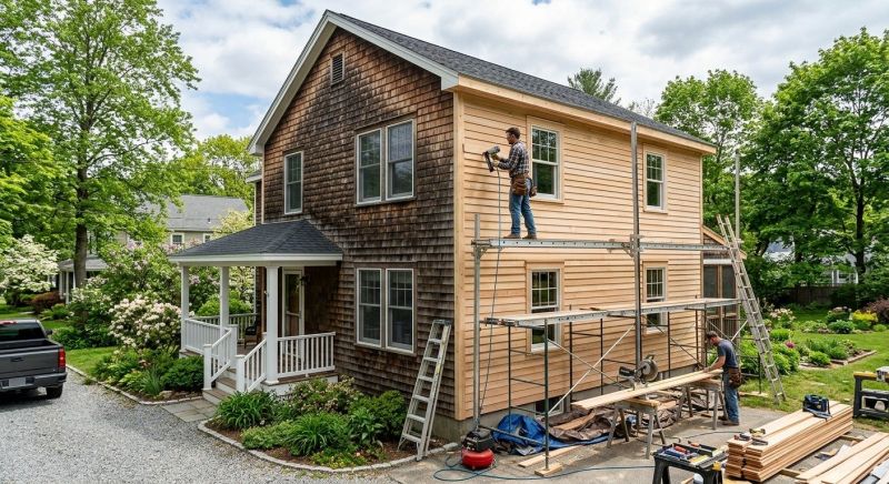 Wood Siding Installation in Bloomfield Hills, MI