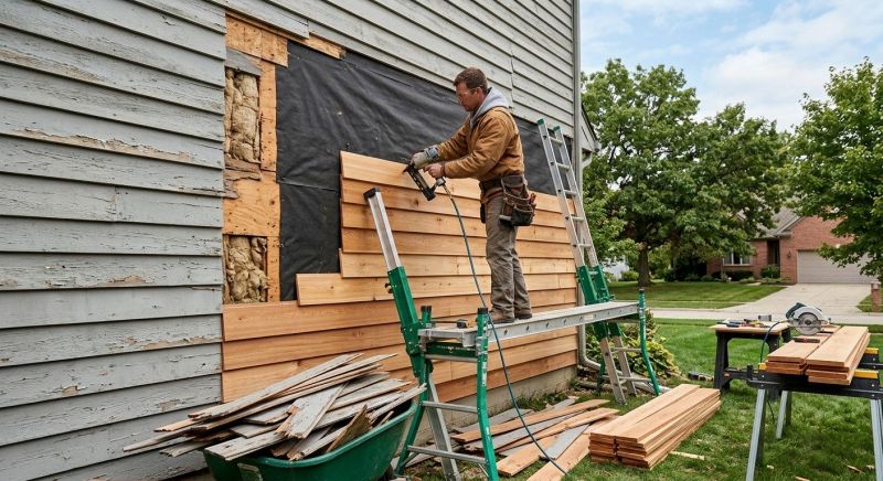 Wood Siding Installation in Warren, MI