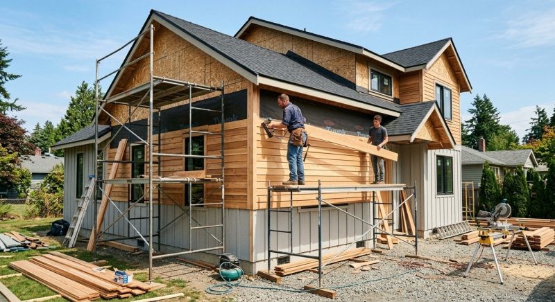 Wood Siding Installation in Washington, MI